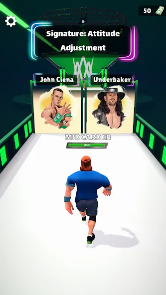 Скачать Wrestling Trivia Run на Андроид — Безлимитные подсказки и жизни — скриншот 4