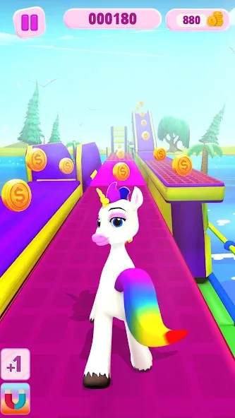 Скачать Unicorn Kingdom: Running Games — Много монет и все уровни открыты — скриншот 3 Скачать Unicorn Kingdom: Running Games — Много монет и все уровни открыты — скриншот 3