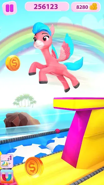 Скачать Unicorn Kingdom: Running Games — Много монет и все уровни открыты — скриншот 4 Скачать Unicorn Kingdom: Running Games — Много монет и все уровни открыты — скриншот 4