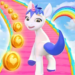 Скачать Unicorn Kingdom: Running Games — Много монет и все уровни открыты