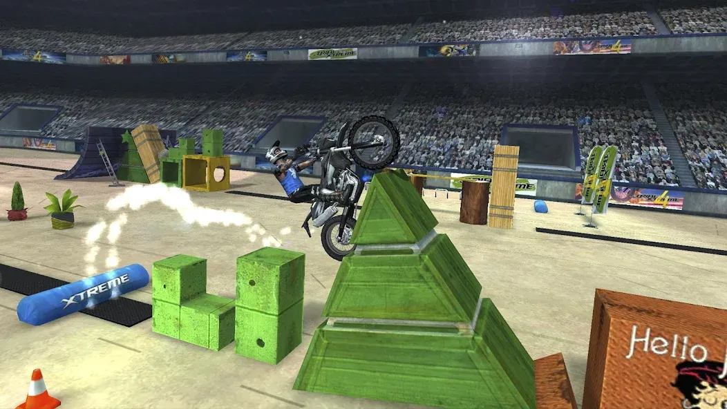 Взломанная Trial Xtreme 4 Bike Racing на Андроид — Безлимитные деньги и топливо — скриншот 4