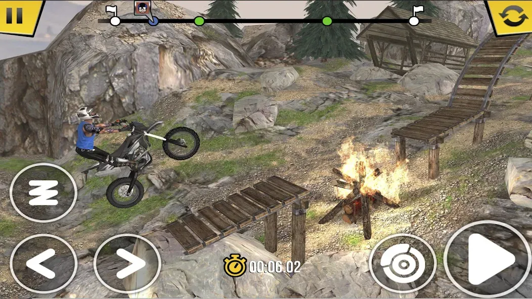 Взломанная Trial Xtreme 4 Bike Racing на Андроид — Безлимитные деньги и топливо — скриншот 5