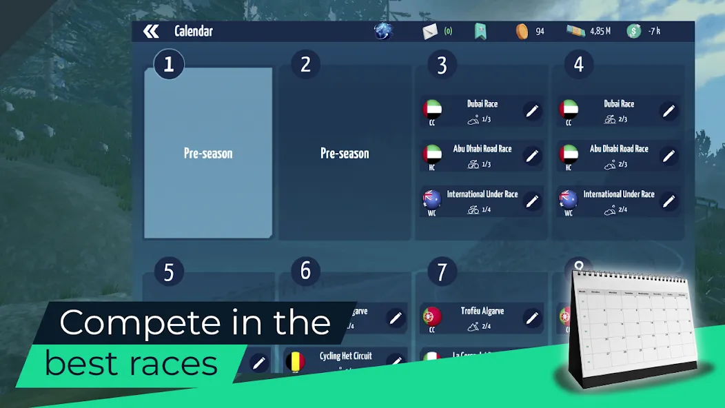 Live Cycling Manager 2023 на Андроид — Мод Безлимитные деньги и энергия — скриншот 2