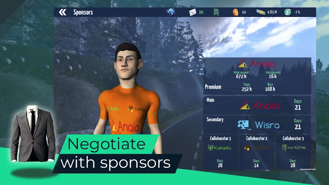 Live Cycling Manager 2023 на Андроид — Мод Безлимитные деньги и энергия — скриншот 3