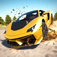 Car Crash: 3D Mega Demolition на Андроид — Мод Безлимитные деньги и разрушения