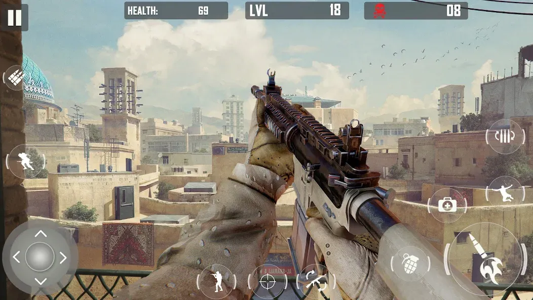 fps cover firing Offline Game Mod APK Без рекламы и много оружия — Скачать на Андроид — скриншот 2 fps cover firing Offline Game Mod APK Без рекламы и много оружия — Скачать на Андроид — скриншот 2
