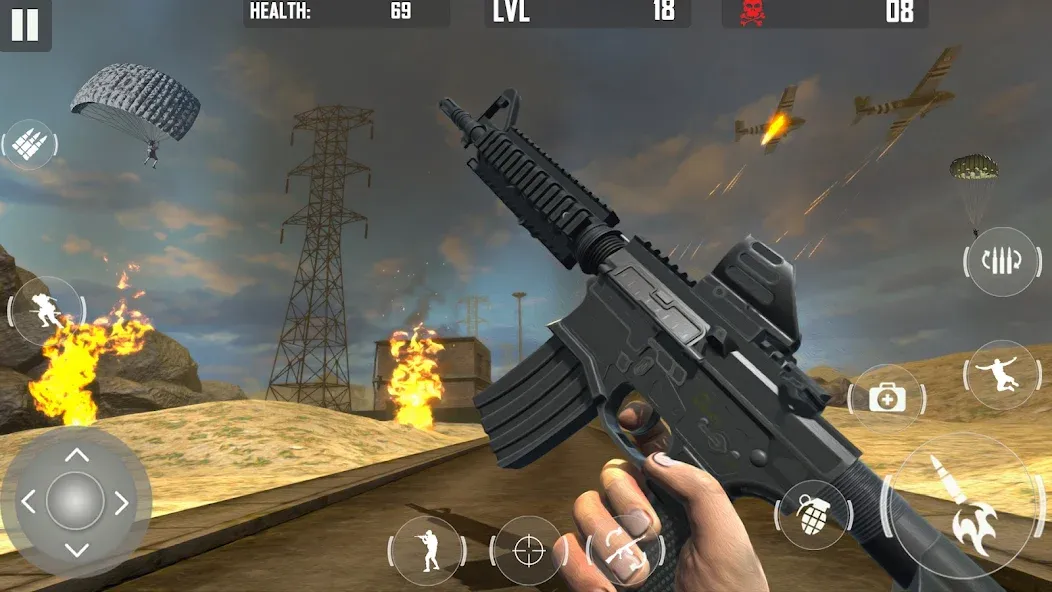 fps cover firing Offline Game Mod APK Без рекламы и много оружия — Скачать на Андроид — скриншот 4 fps cover firing Offline Game Mod APK Без рекламы и много оружия — Скачать на Андроид — скриншот 4