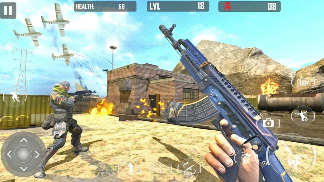 fps cover firing Offline Game Mod APK Без рекламы и много оружия — Скачать на Андроид — скриншот 5 fps cover firing Offline Game Mod APK Без рекламы и много оружия — Скачать на Андроид — скриншот 5