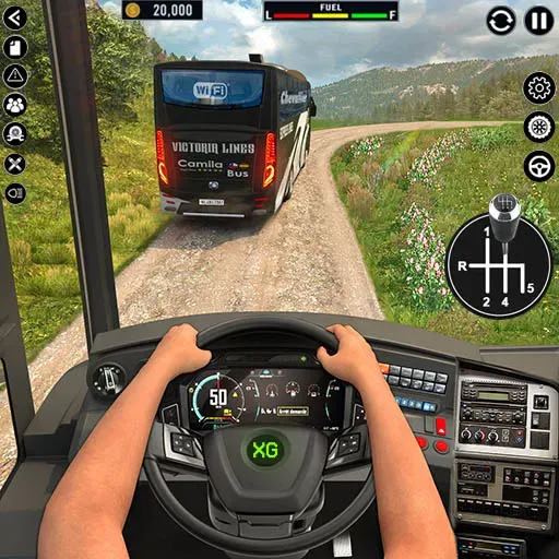 City Bus Simulator - Bus Drive на Андроид — Безлимитные деньги и топливо — скриншот 1