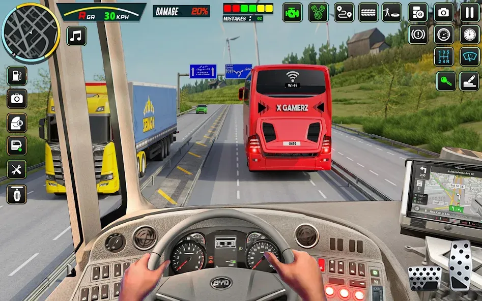 City Bus Simulator - Bus Drive на Андроид — Безлимитные деньги и топливо — скриншот 3