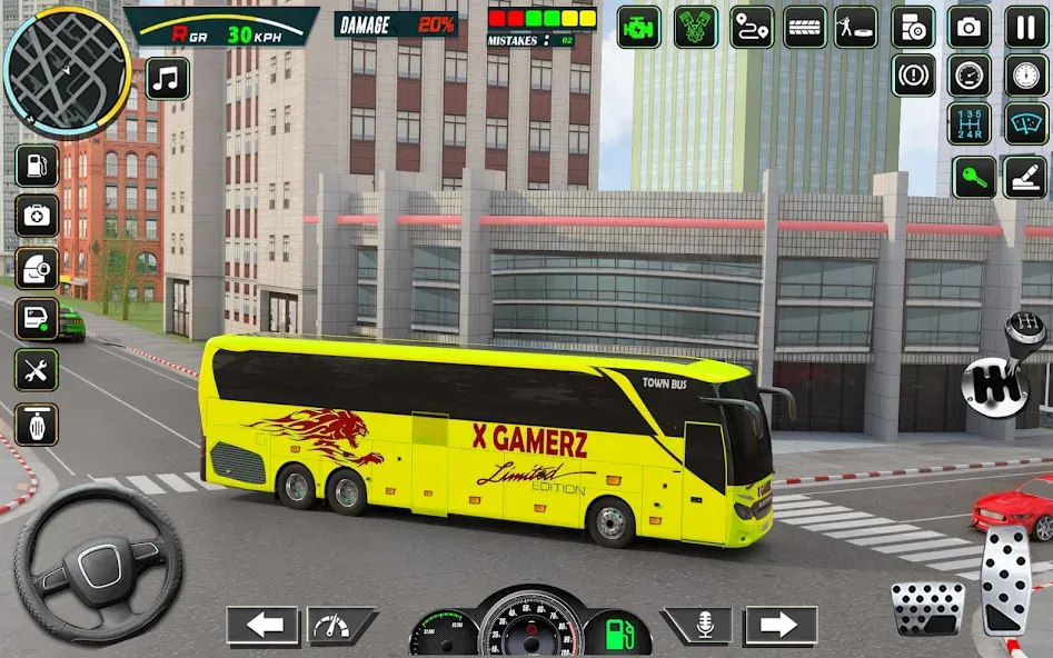 City Bus Simulator - Bus Drive на Андроид — Безлимитные деньги и топливо — скриншот 5