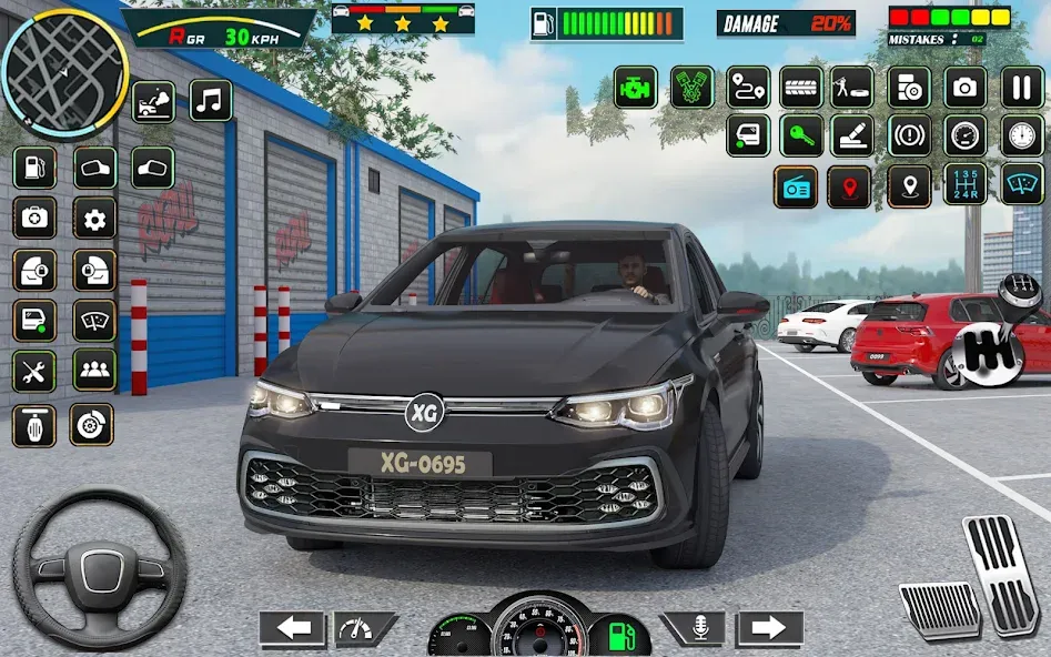 City Car Driving - Car Games — Взломанная версия (Безлимитные деньги и все машины) — скриншот 1 City Car Driving - Car Games — Взломанная версия (Безлимитные деньги и все машины) — скриншот 1