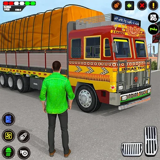 Indian Truck Drive Truck Games (Мод Безлимитные деньги и все машины) — скриншот 1