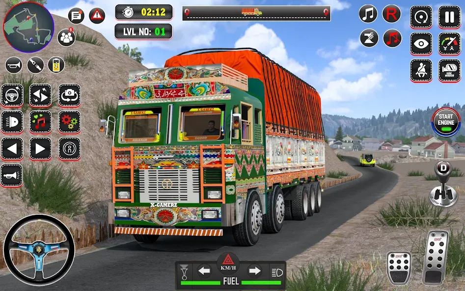 Indian Truck Drive Truck Games (Мод Безлимитные деньги и все машины) — скриншот 2