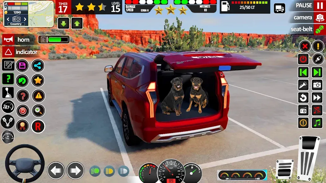 School Car Game 3d Car Driving MOD APK — Безлимитные деньги и все машины открыты — скриншот 2