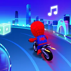 Скачать Beat Racing:Car&Music game — Безлимитные деньги и все машины