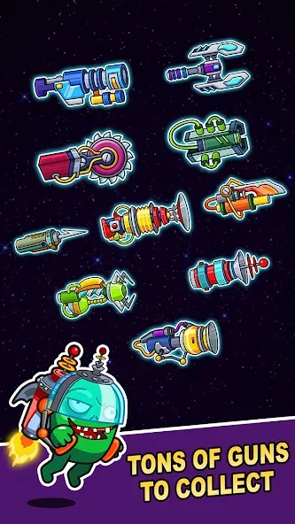 Взломанная Space Survival: Zombie Attack на Андроид — Безлимитные ресурсы и усиленное оружие — скриншот 5