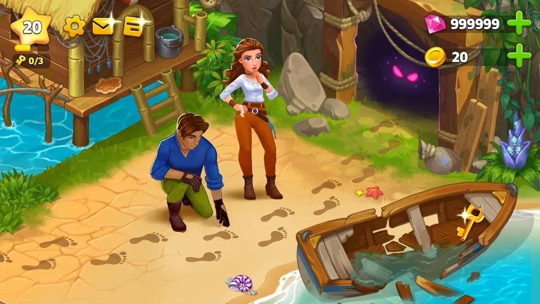 Island Hoppers: Jungle Farm на Андроид — Мод Безлимитные ресурсы и ускоренное строительство — скриншот 3