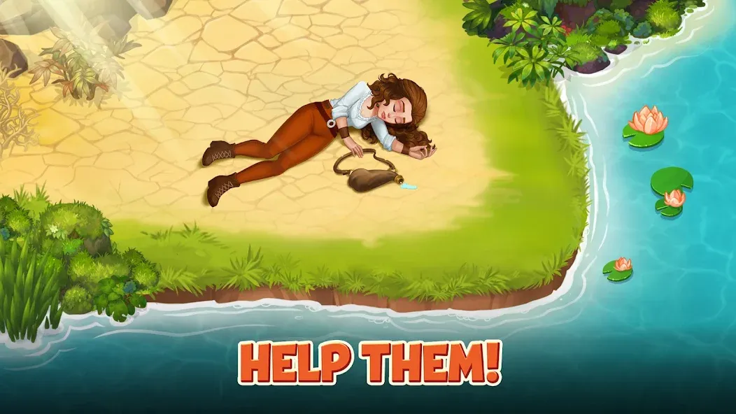 Island Hoppers: Jungle Farm на Андроид — Мод Безлимитные ресурсы и ускоренное строительство — скриншот 4