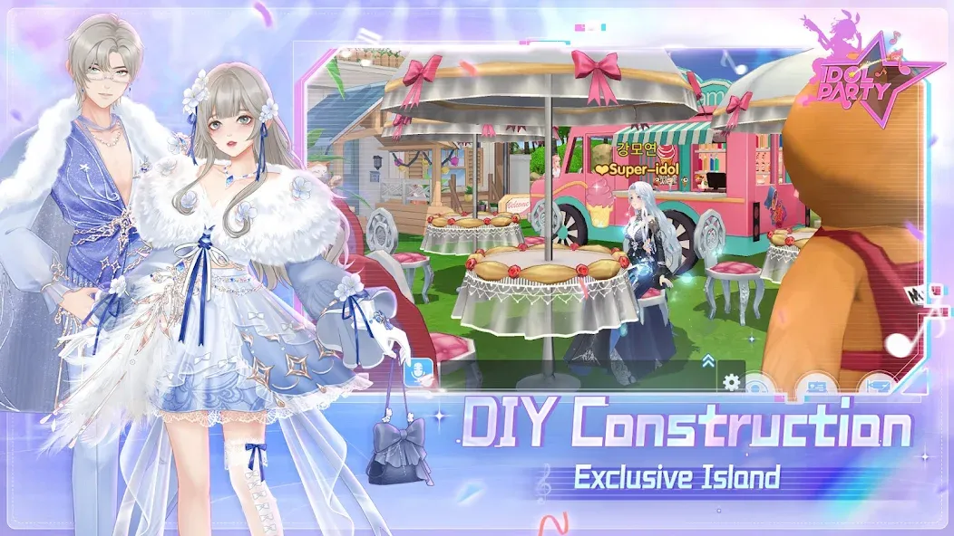Скачать Idol Party — Модификация Безлимитные монеты и все наряды — скриншот 5