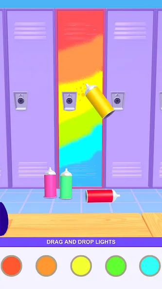 Скачать DIY Locker 3D MOD APK — Разблокированы все шкафчики и уровни — скриншот 3