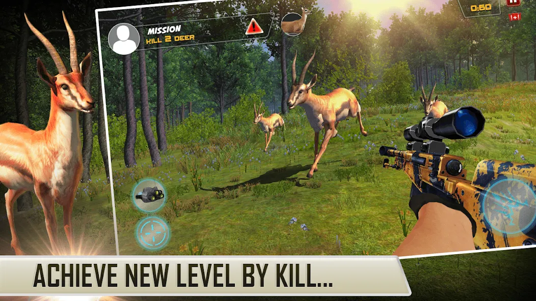 Скачать Dino Hunting Sniper Shooter 3D на телефон — Безлимитные деньги и патроны — скриншот 4
