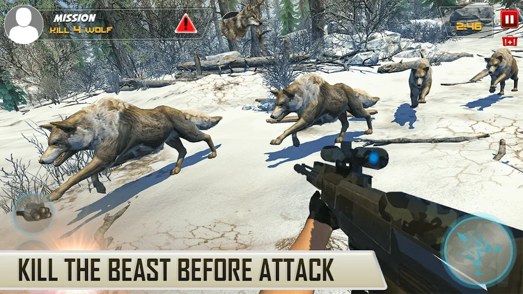 Скачать Dino Hunting Sniper Shooter 3D на телефон — Безлимитные деньги и патроны — скриншот 5