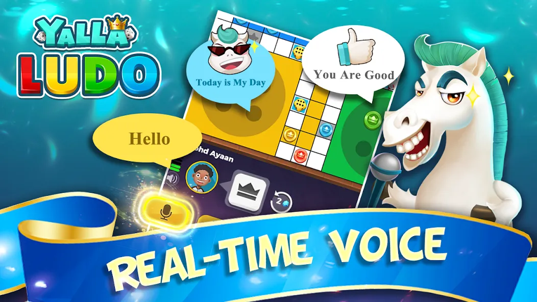 Скачать взломанную Yalla Ludo - Ludo&Domino — Без рекламы и бесконечные монеты — скриншот 3