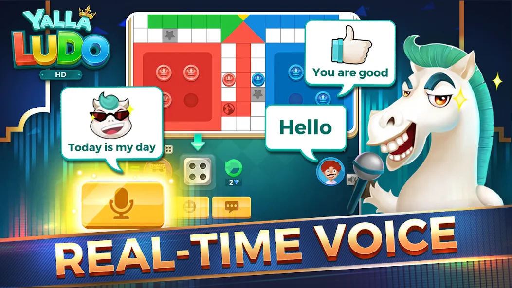 Yalla Ludo HD MOD APK на Android — Больше монет и открыты все поля — скриншот 3