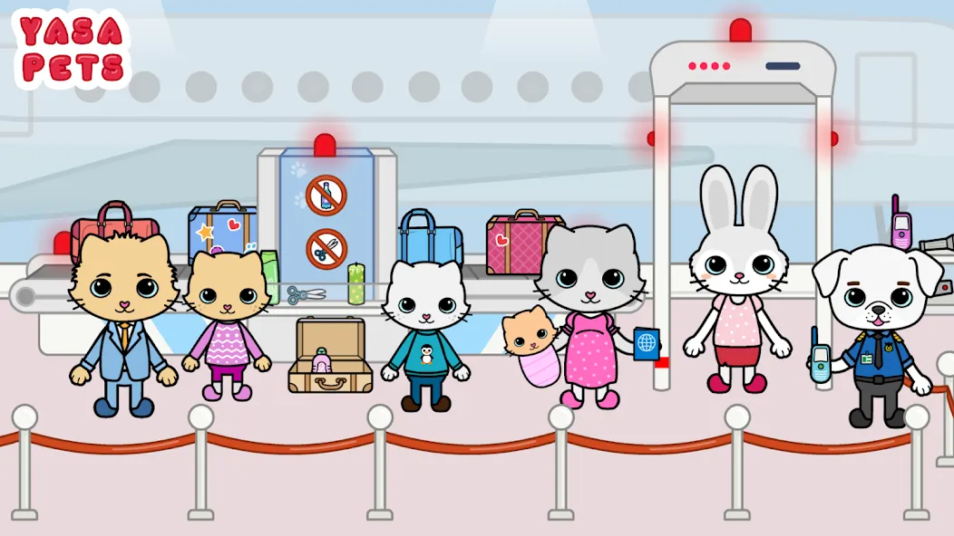 Скачать Yasa Pets Vacation на телефон — Все локации и персонажи открыты — скриншот 1