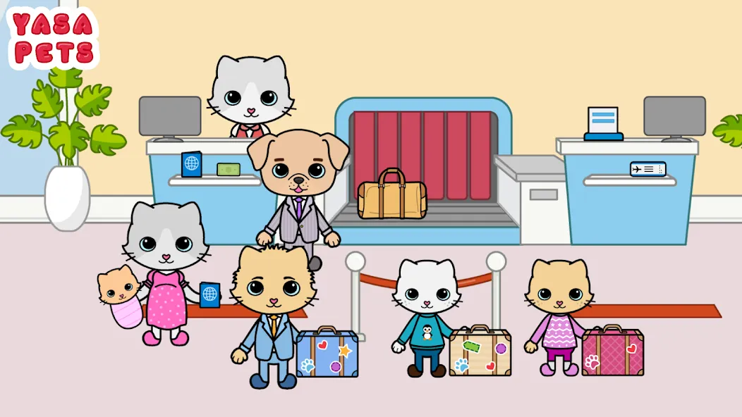 Скачать Yasa Pets Vacation на телефон — Все локации и персонажи открыты — скриншот 5