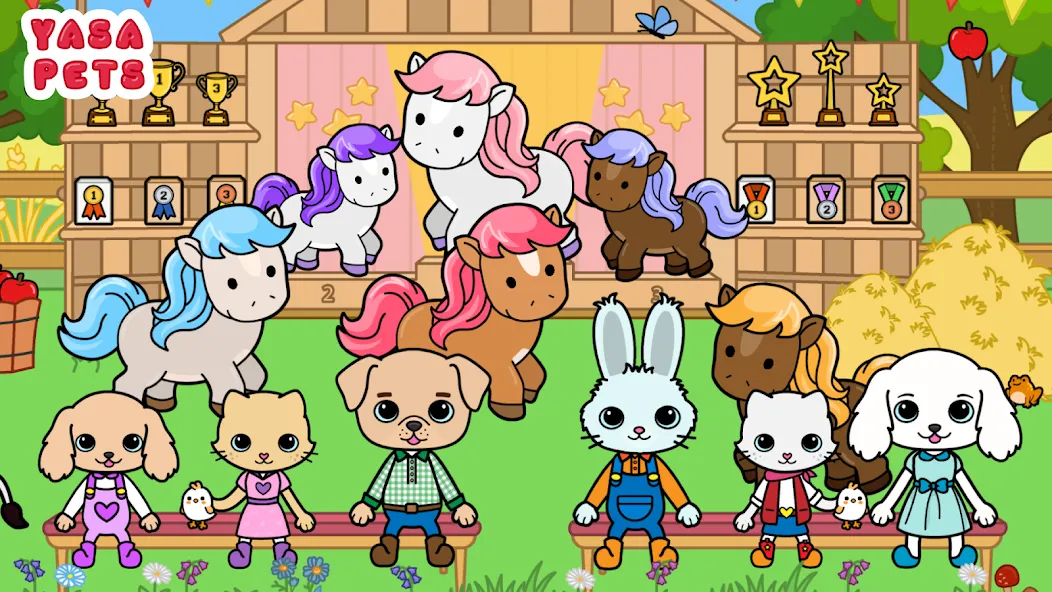 Yasa Pets Farm Mod APK Много монет и всё открыто — Скачать на Андроид — скриншот 2