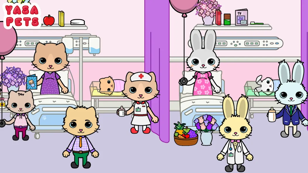 Скачать Yasa Pets Hospital с модом — Безлимитные деньги и всё открыто — скриншот 5