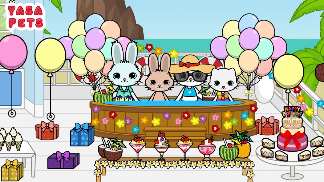 Скачать Yasa Pets Island — Последняя версия (Безлимитные деньги и всё открыто) — скриншот 3