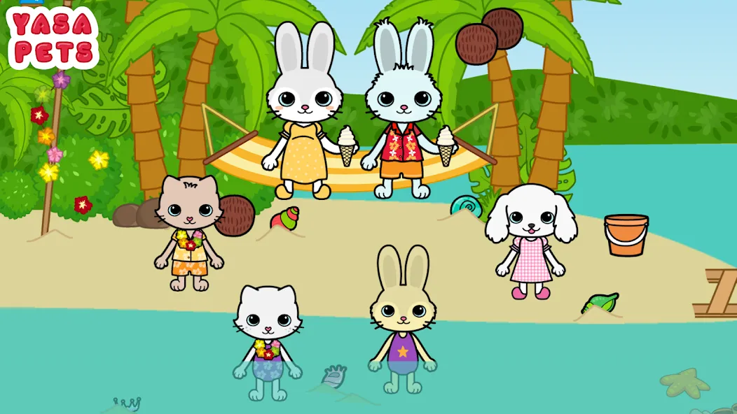 Скачать Yasa Pets Island — Последняя версия (Безлимитные деньги и всё открыто) — скриншот 5