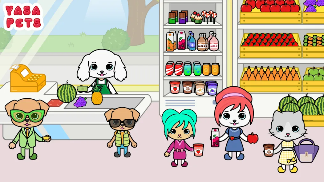 Yasa Pets Mall — Взломанная версия (Все магазины открыты и без рекламы) — скриншот 5