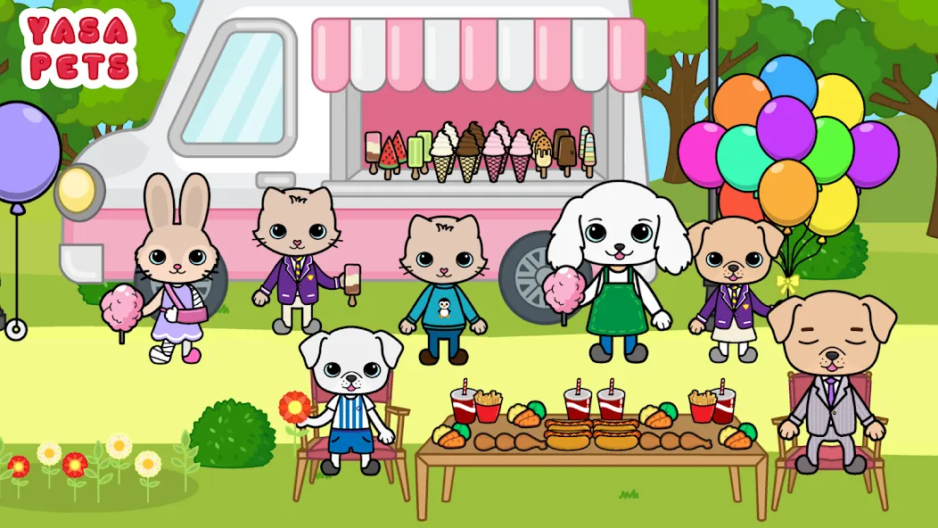 Yasa Pets Town — Мод: Все персонажи и локации открыты — скриншот 2 Yasa Pets Town — Мод: Все персонажи и локации открыты — скриншот 2