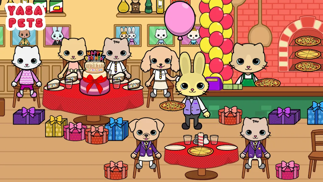 Yasa Pets Town — Мод: Все персонажи и локации открыты — скриншот 3 Yasa Pets Town — Мод: Все персонажи и локации открыты — скриншот 3