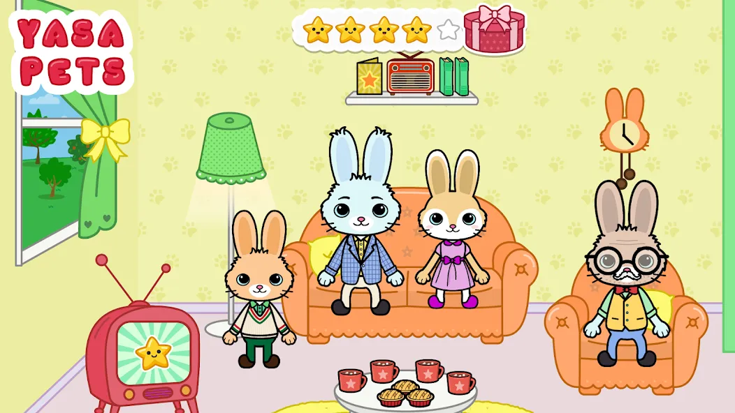 Yasa Pets Village Mod APK Разблокированы все локации и предметы — Скачать на Андроид — скриншот 1