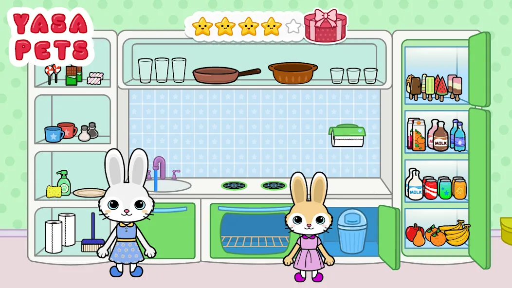 Yasa Pets Village Mod APK Разблокированы все локации и предметы — Скачать на Андроид — скриншот 2