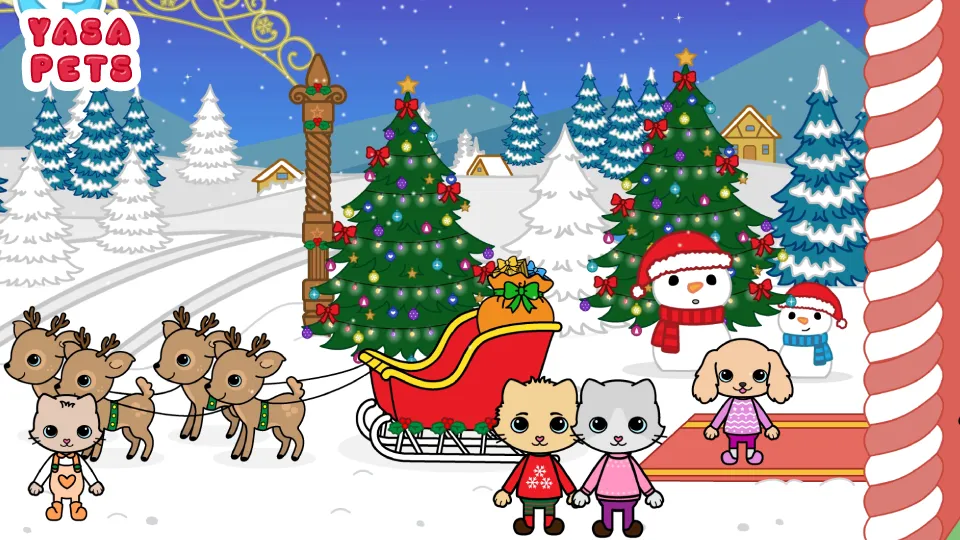 Скачать Yasa Pets Christmas на Андроид — Все подарки открыты без рекламы — скриншот 2 Скачать Yasa Pets Christmas на Андроид — Все подарки открыты без рекламы — скриншот 2