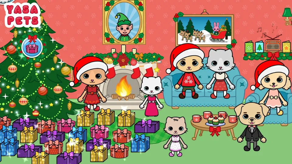 Скачать Yasa Pets Christmas на Андроид — Все подарки открыты без рекламы — скриншот 3 Скачать Yasa Pets Christmas на Андроид — Все подарки открыты без рекламы — скриншот 3