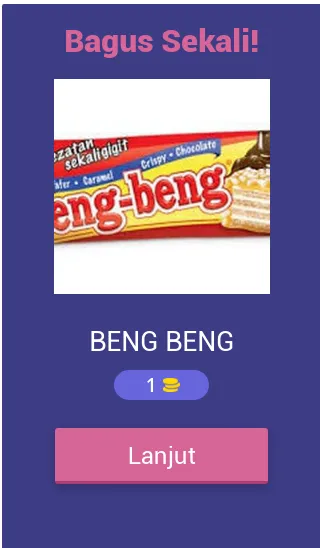 Tebak Makanan Ringan Indonesia (Мод Подсказки доступны без ограничений) — скриншот 2