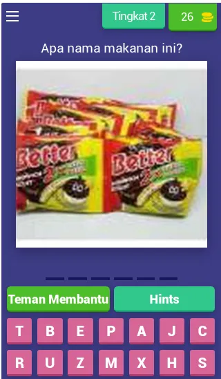 Tebak Makanan Ringan Indonesia (Мод Подсказки доступны без ограничений) — скриншот 3