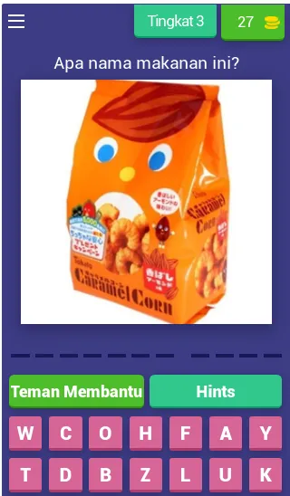 Tebak Makanan Ringan Indonesia (Мод Подсказки доступны без ограничений) — скриншот 4