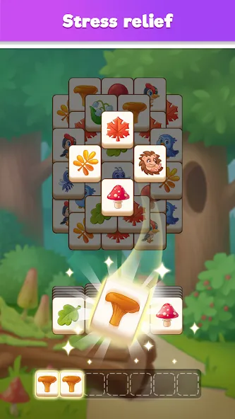 Tile Match Puzzle: Triple Game Mod APK Безлимитные подсказки и жизни — Скачать на Андроид — скриншот 2