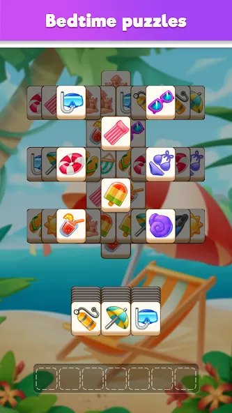 Tile Match Puzzle: Triple Game Mod APK Безлимитные подсказки и жизни — Скачать на Андроид — скриншот 4