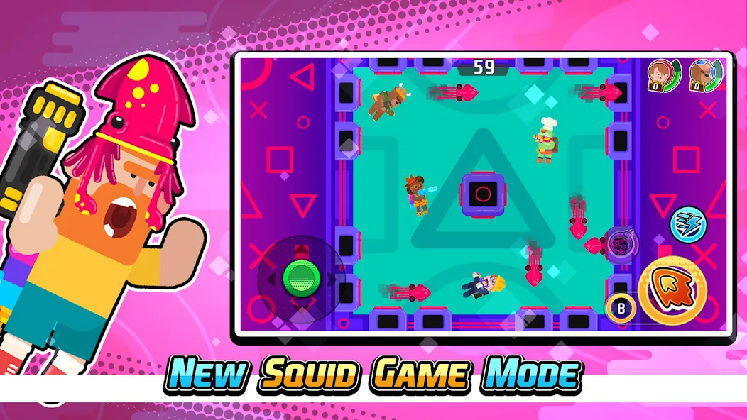 Скачать Gravity Brawl: Hero Shooter — Бесконечные патроны и энергия — скриншот 4