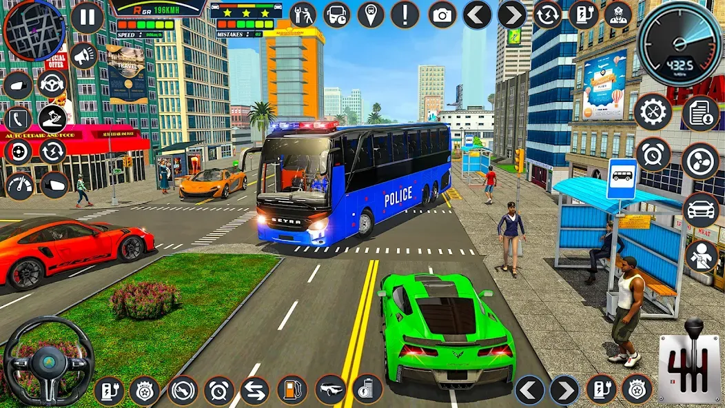 Скачать City Bus Simulator Bus Game 3D — Модификация Безлимитные деньги и топливо — скриншот 1 Скачать City Bus Simulator Bus Game 3D — Модификация Безлимитные деньги и топливо — скриншот 1