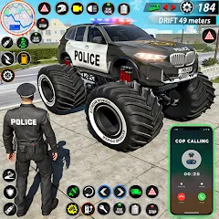 Police Monster Truck Car Games MOD — Безлимитные деньги и топливо на Андроид